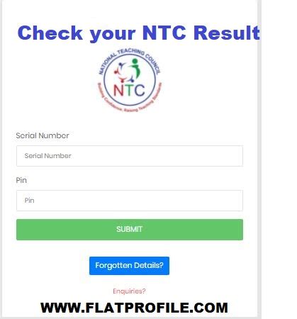 ntc exam result|ntc portal gh.